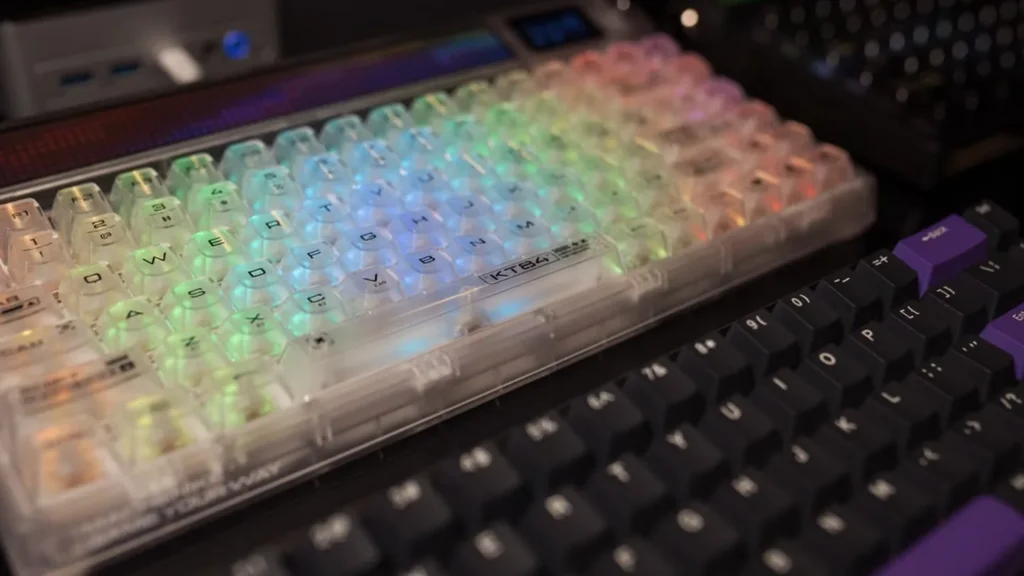 Wooting 80HE وKeychron Q1 HE 8K بعد تجاهل ضجيج 8000Hz
